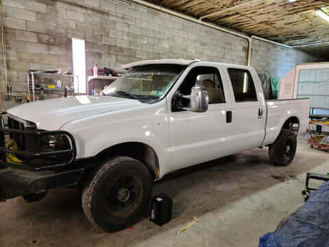 Tamco Paint Blizzard of Ozz White Pearl on 2004 Ford