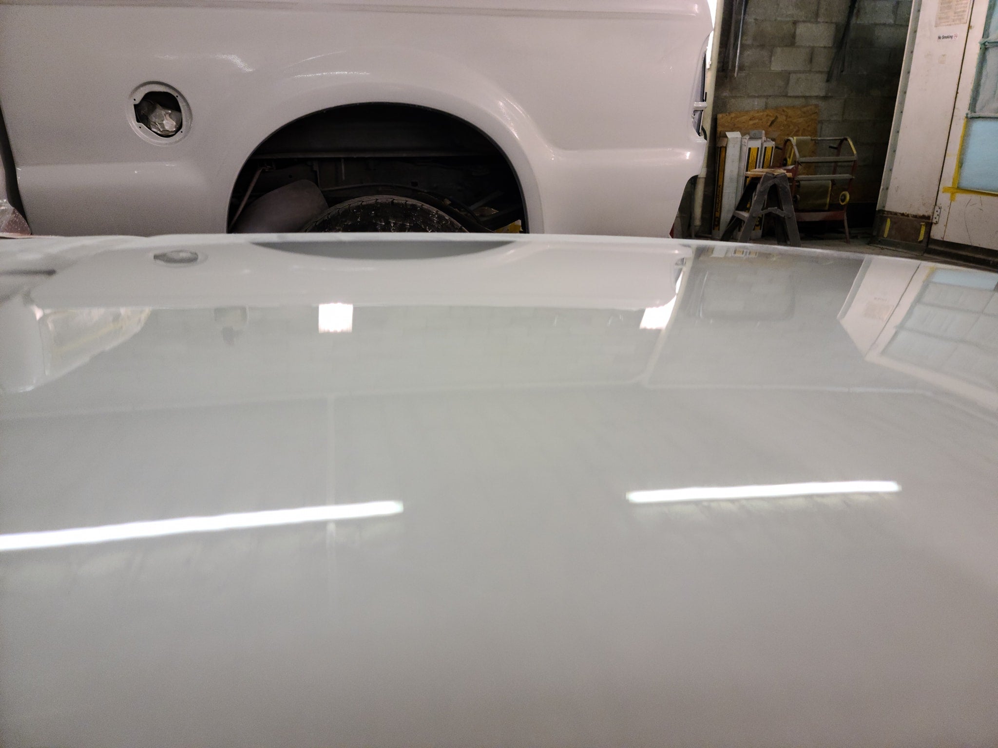 Tamco Paint Blizzard of Ozz White Pearl on Car Parts