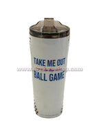 Tamco Paint Blizzard of Ozz White Pearl on Tumbler