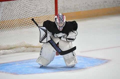 Tamco Paint Blizzard of Ozz White Pearl on Hockey Helmet