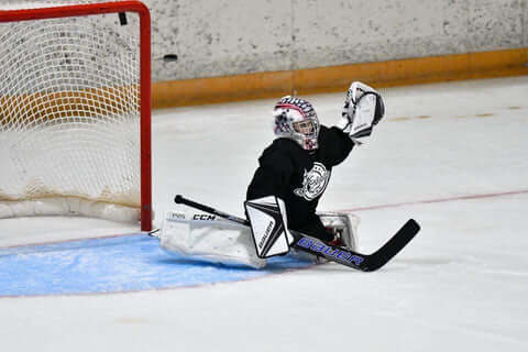 Tamco Paint Blizzard of Ozz White Pearl on Hockey Helmet