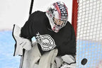Tamco Paint Blizzard of Ozz White Pearl on Hockey Helmet