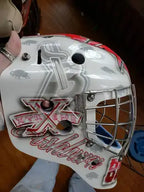 Tamco Paint Blizzard of Ozz White Pearl on Hockey Helmet