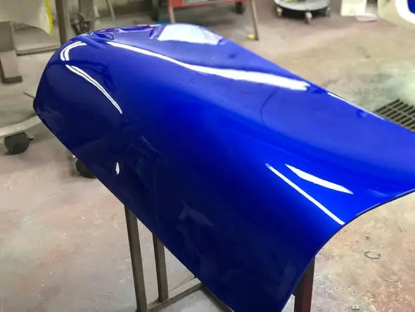 Tamco Paint Blue Nitrous on 1957 Chevy Trike