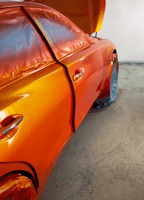 Tamco Paint Bright Red Basecoat on Car