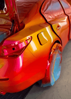 Tamco Paint Bright Red Basecoat on Car