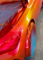 Tamco Paint Bright Red Basecoat on Car