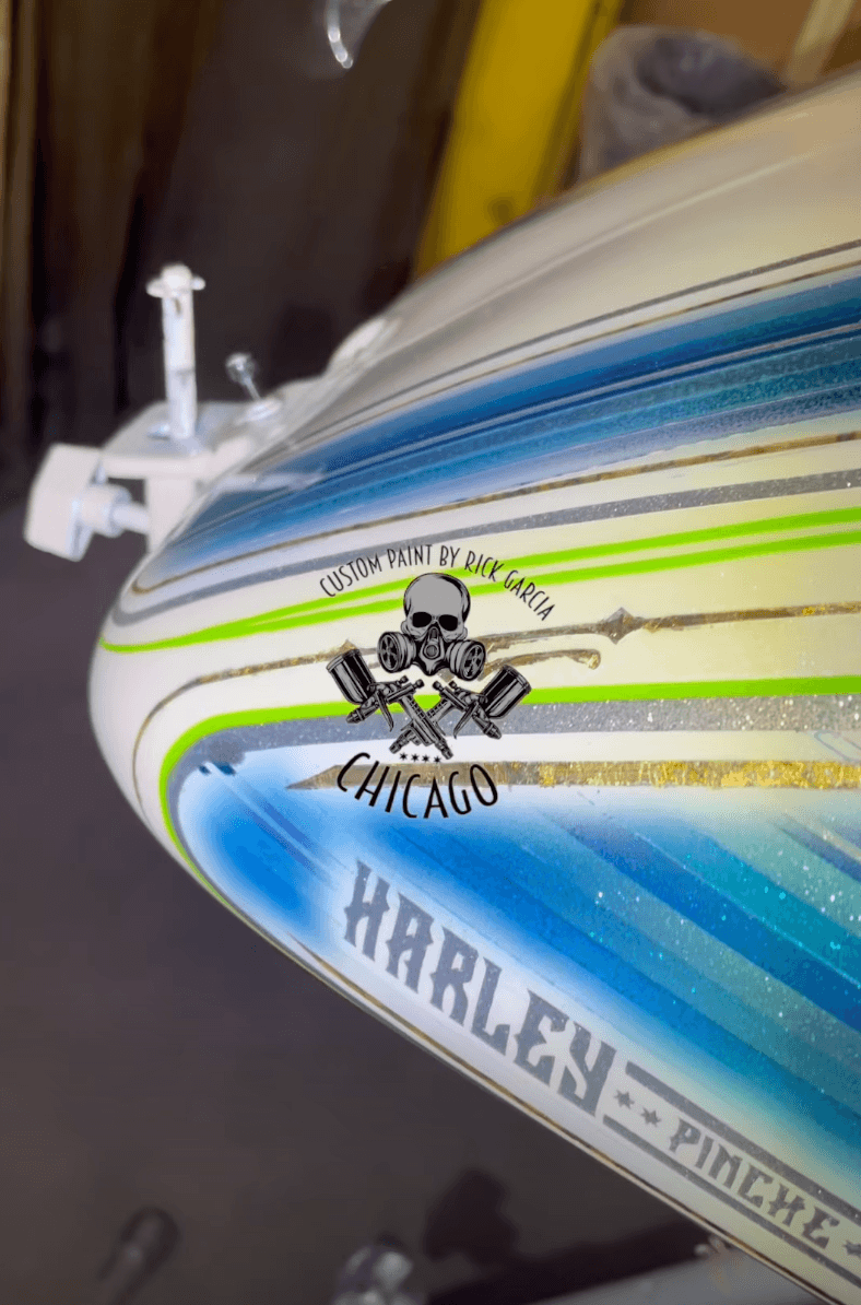 Tamco Paint CC3000 Candy Carrier on Motorcycle Gas Tank
