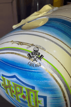 Tamco Paint CC3000 Candy Carrier on Motorcycle Gas Tank