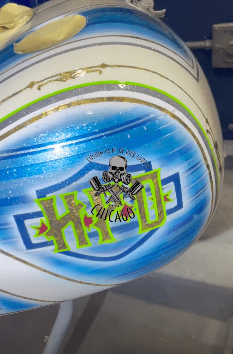 Tamco Paint CC3000 Candy Carrier on Motorcycle Gas Tank