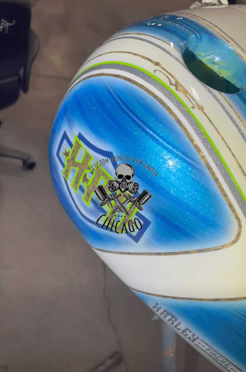 Tamco Paint CC3000 Candy Carrier on Motorcycle Gas Tank