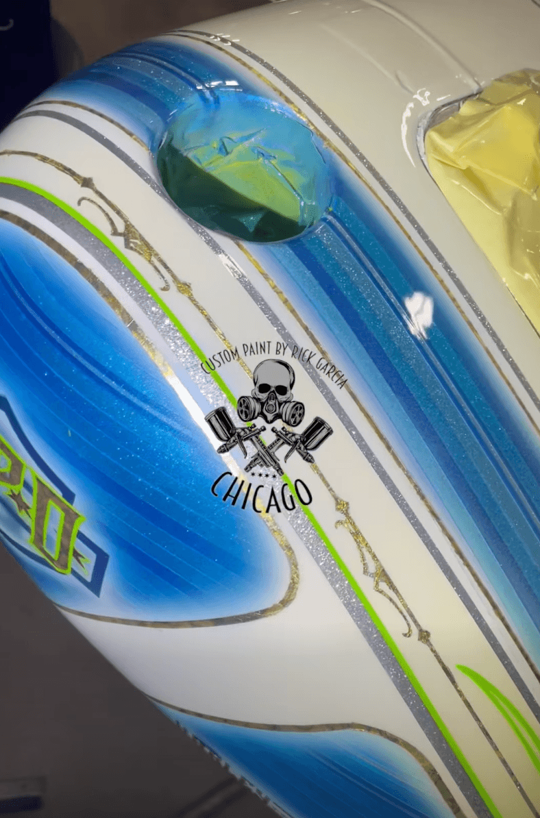 Tamco Paint CC3000 Candy Carrier on Motorcycle Gas Tank