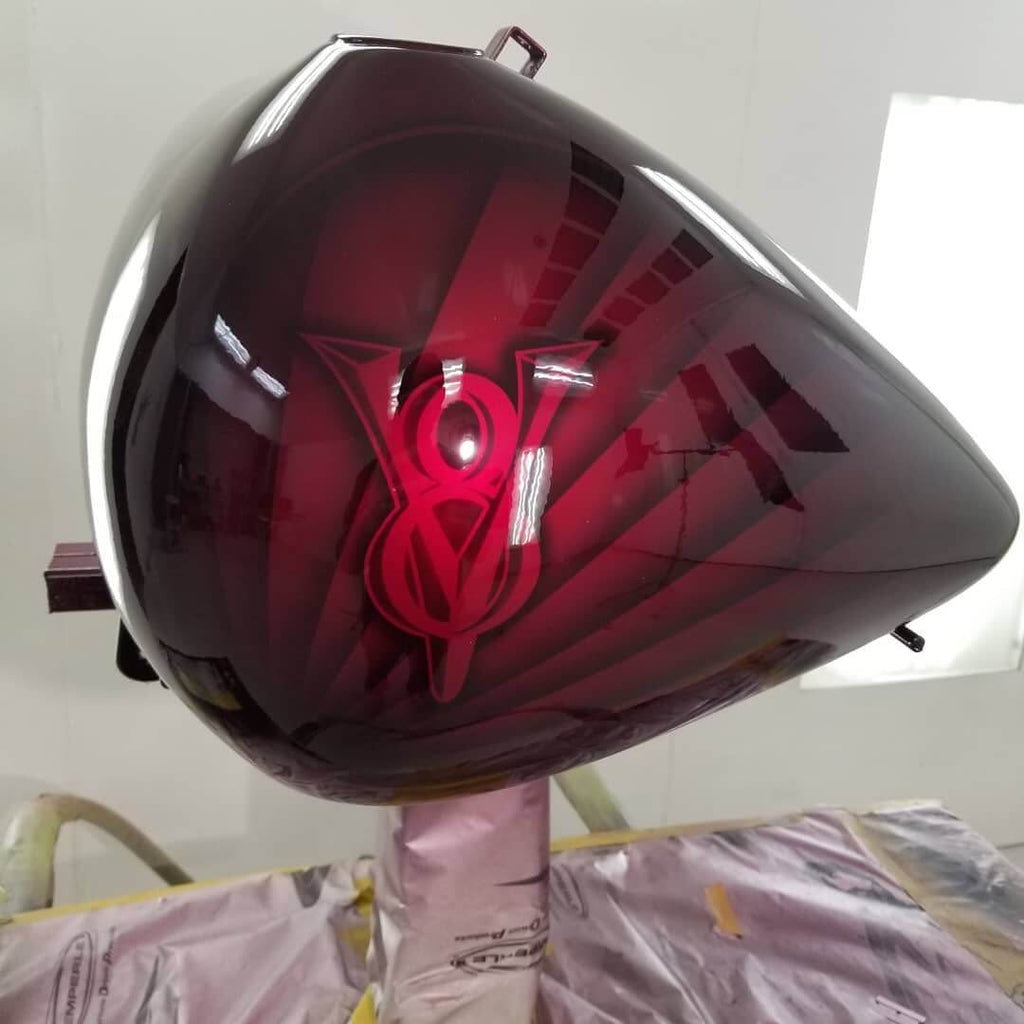 Tamco Paint Cabernet Candy Concentrate on Boss Hike Bike