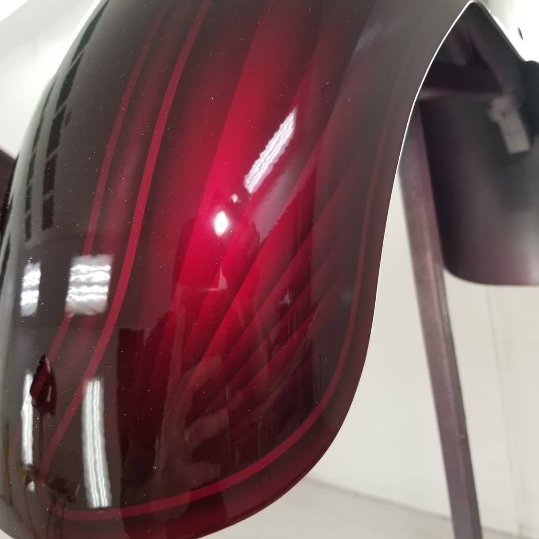 Tamco Paint Cabernet Candy Concentrate on Boss Hike Bike