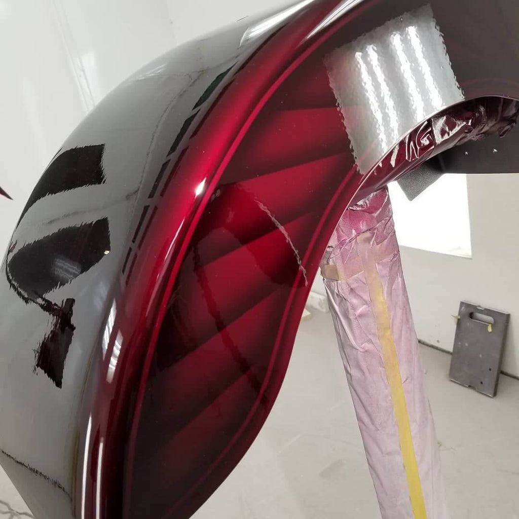 Tamco Paint Cabernet Candy Concentrate on Boss Hike Bike