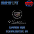 Cadillac Sapphire Blue OEM Color Amerflint Single Stage