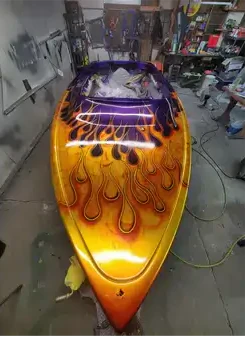 Tamco Paint Candy Concentrates in Boat