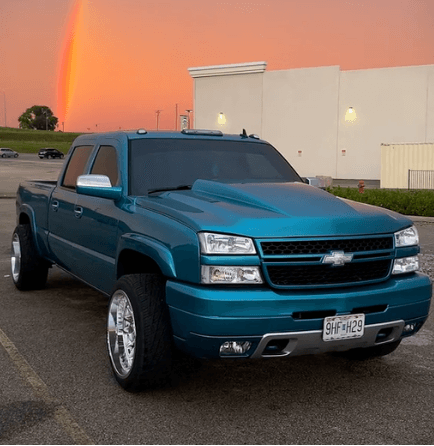 Tamco Paint Caribbean Current Pearl in 2007 Chevrolet Silverado