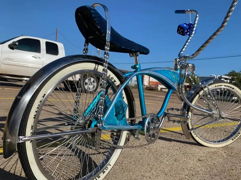 Tamco Paint Caribbean Current Pearl on bicycle