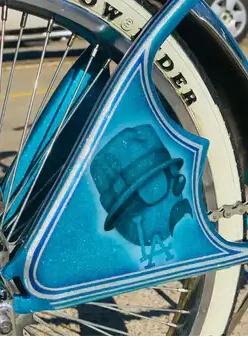 Tamco Paint Caribbean Current Pearl on bicycle