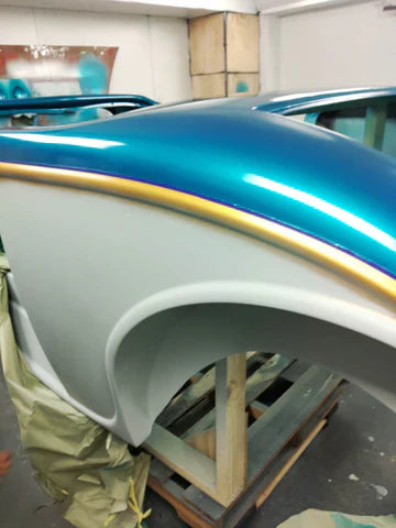 Tamco Paint Caribbean Current Pearl on 1933 Ford Roadster