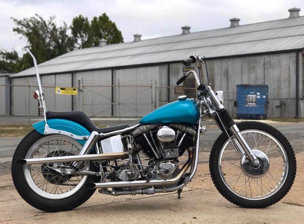 Tamco Paint Caribbean Current Pearl on Harley Davidson