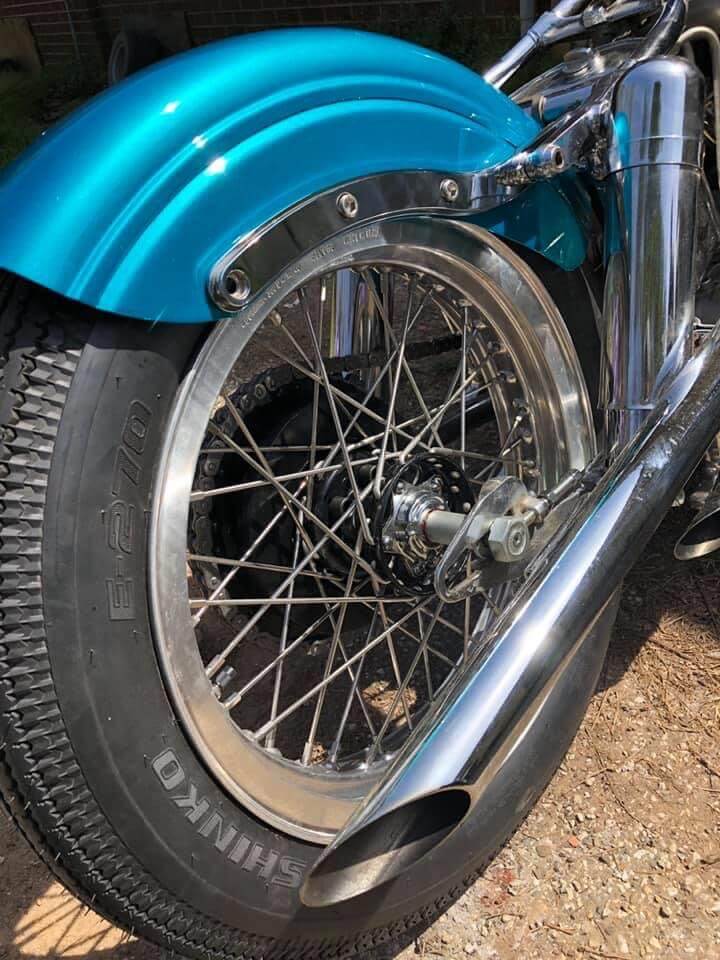 Tamco Paint Caribbean Current Pearl on wheel