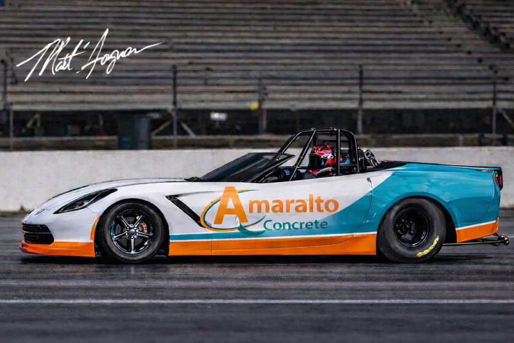Tamco Paint Caribbean Current Pearl and Orangesicle on C7 Corvette