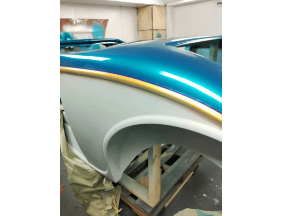 Tamco Paint Caribbean Current Pearl in 1933 Ford Highboy Roadster