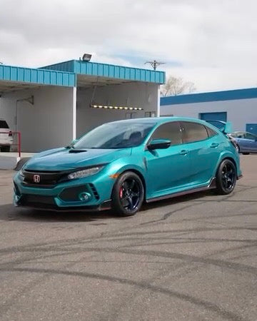 Tamco Paint Caribbean Current Pearl on Honda Civic Type R