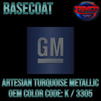 GM ARTESIAN TURQUIOSE METALLIC OEM BASECOAT