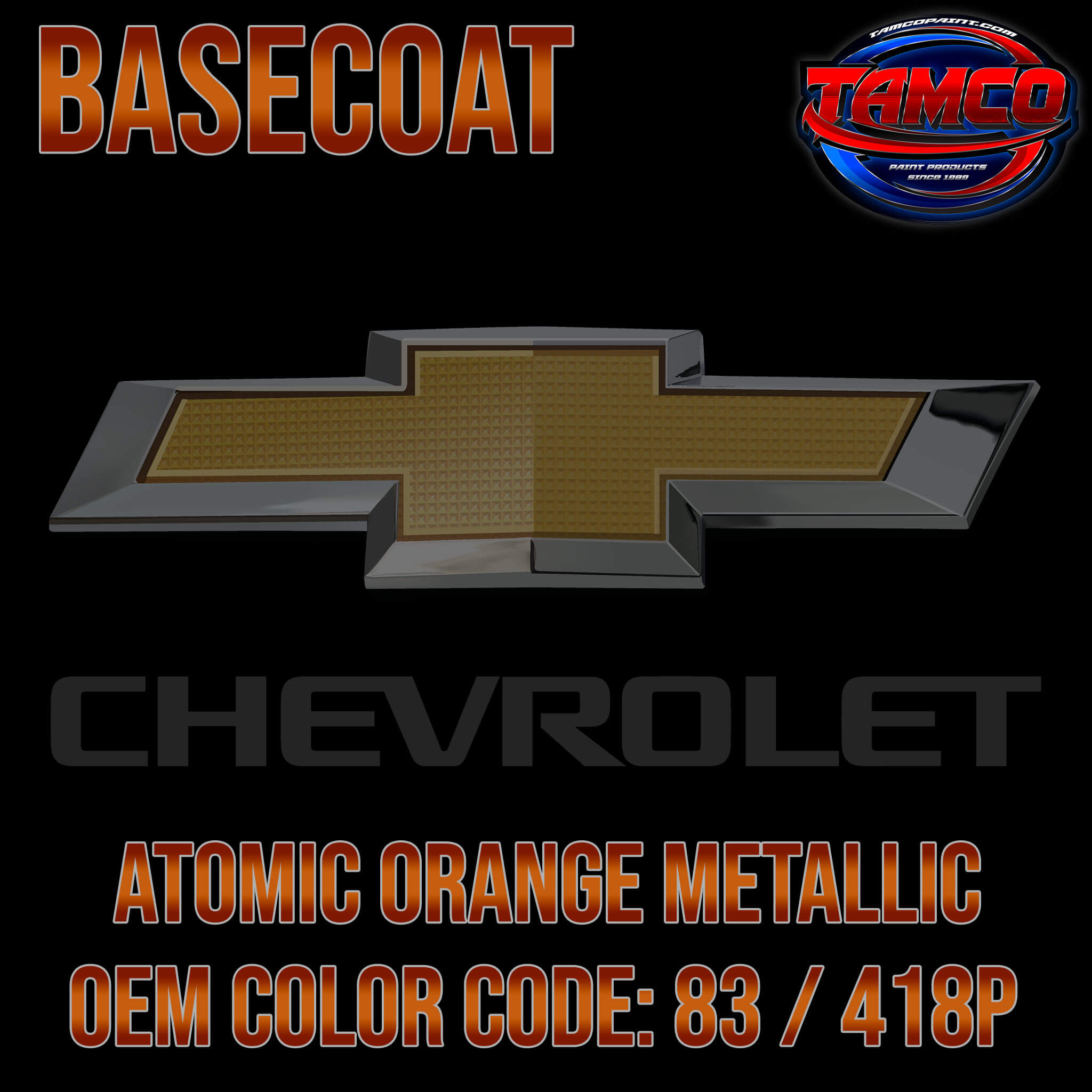 Atomic Orange Metallic OEM Basecoat