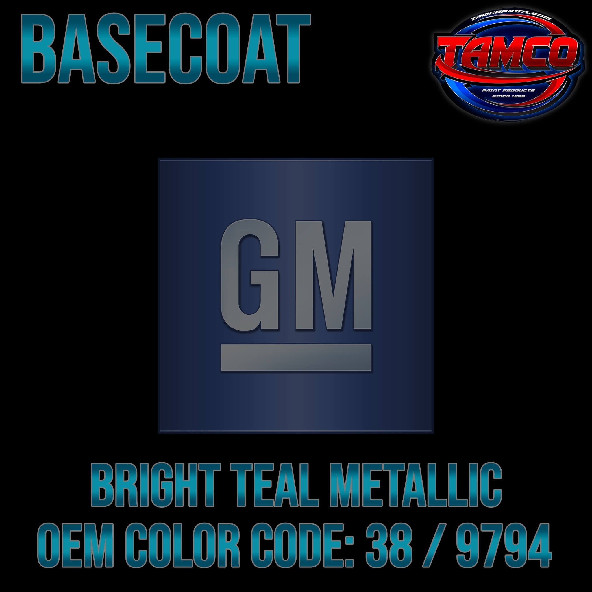 Bright Teal OEM Basecoat
