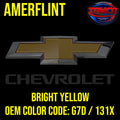 Bright Yellow OEM Amerflint II Singlestage