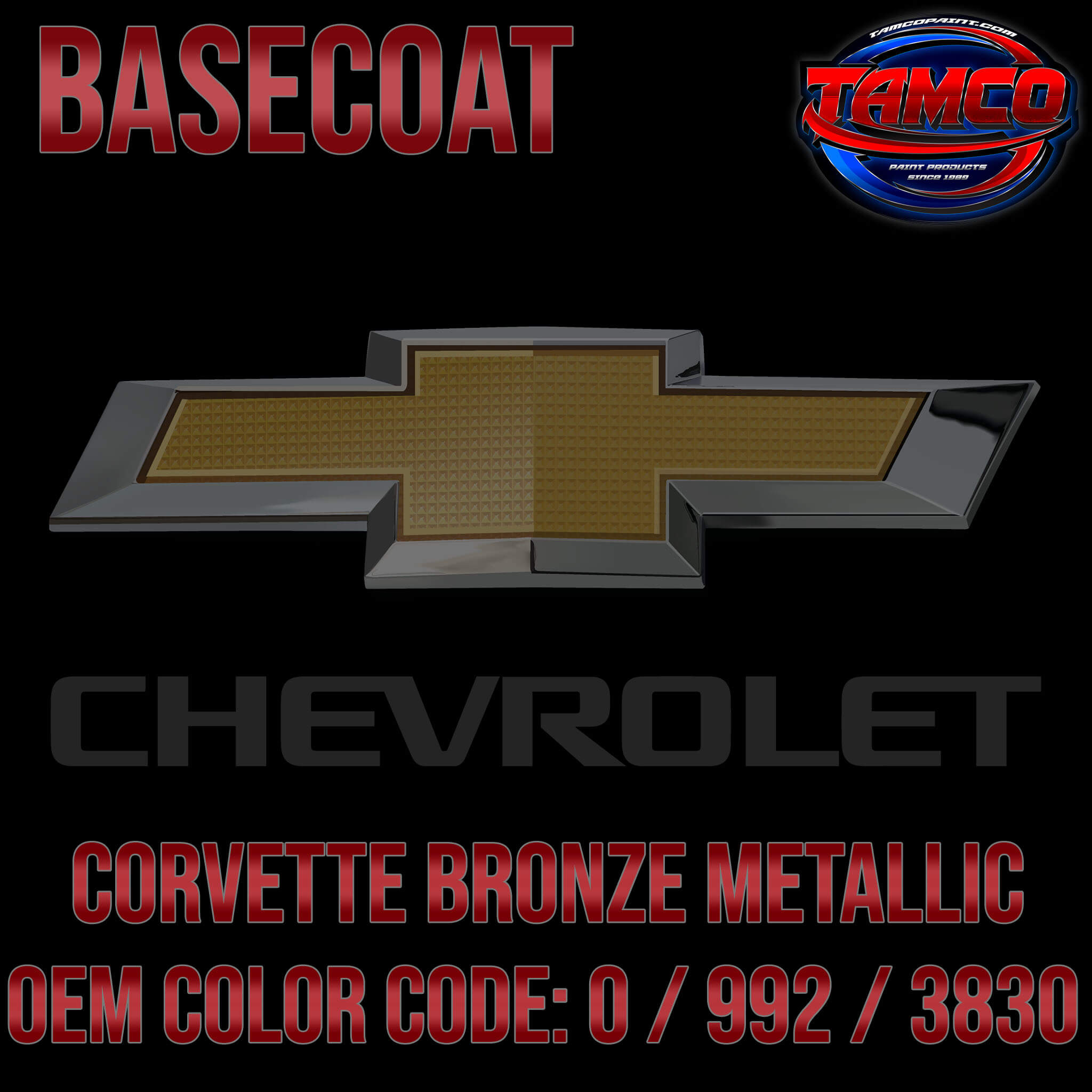 Chevrolet Corvette Bronze Metallic Basecoat