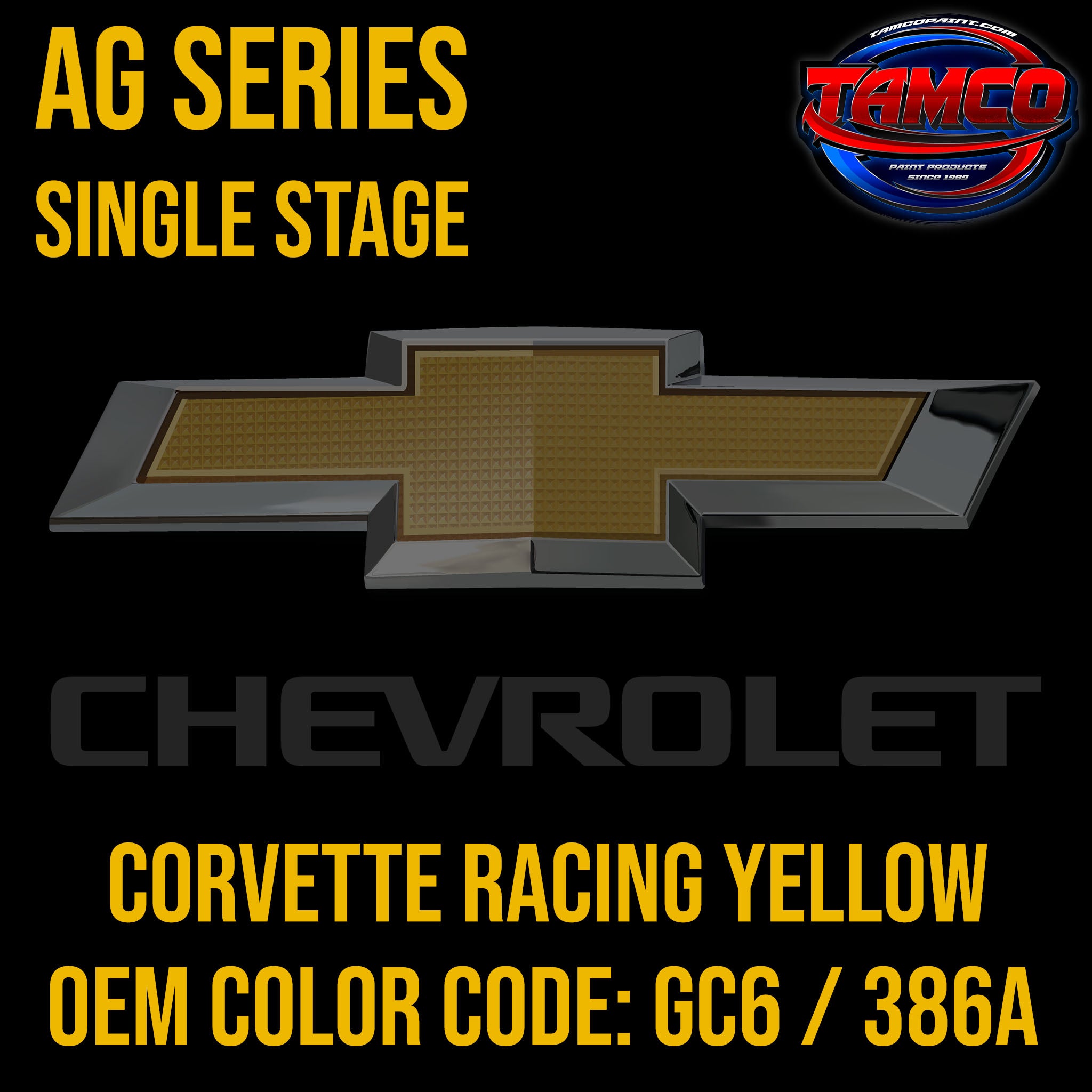 CHEVROLETTE RACING YELLOW 