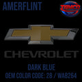 Tamco Paint Chevrolet Dark Blue OEM COLOR CODE: 28 / WA8264 Amerflint II Series Single Stage