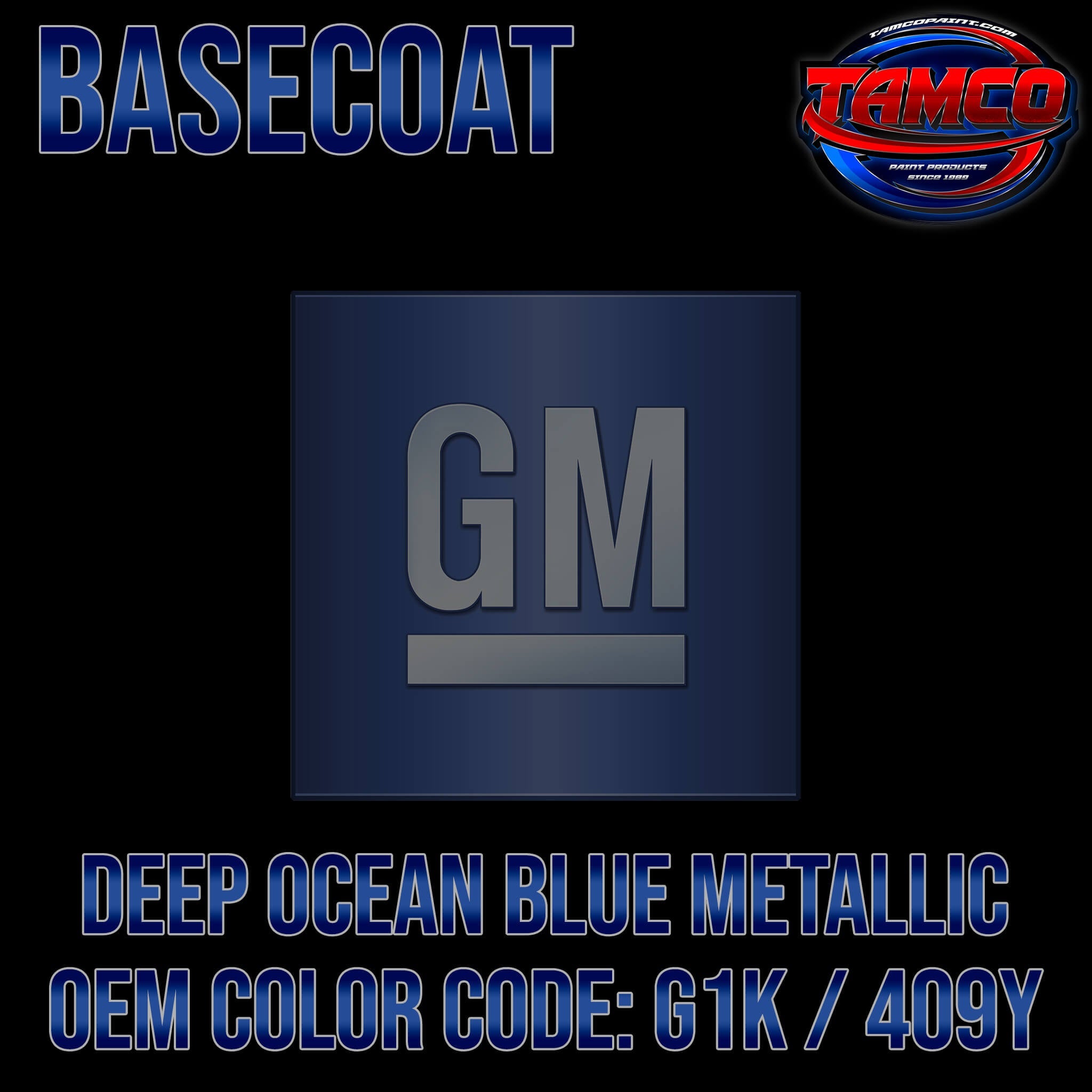 Deep Ocean Blue OEM Basecoat