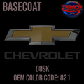 Tamco Paint Chevrolet Dusk OEM Color Code: 821 Basecoat