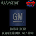 GM Forest Green OEM Basecoat