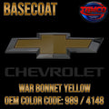 War Bonnet Yellow OEM Basecoat