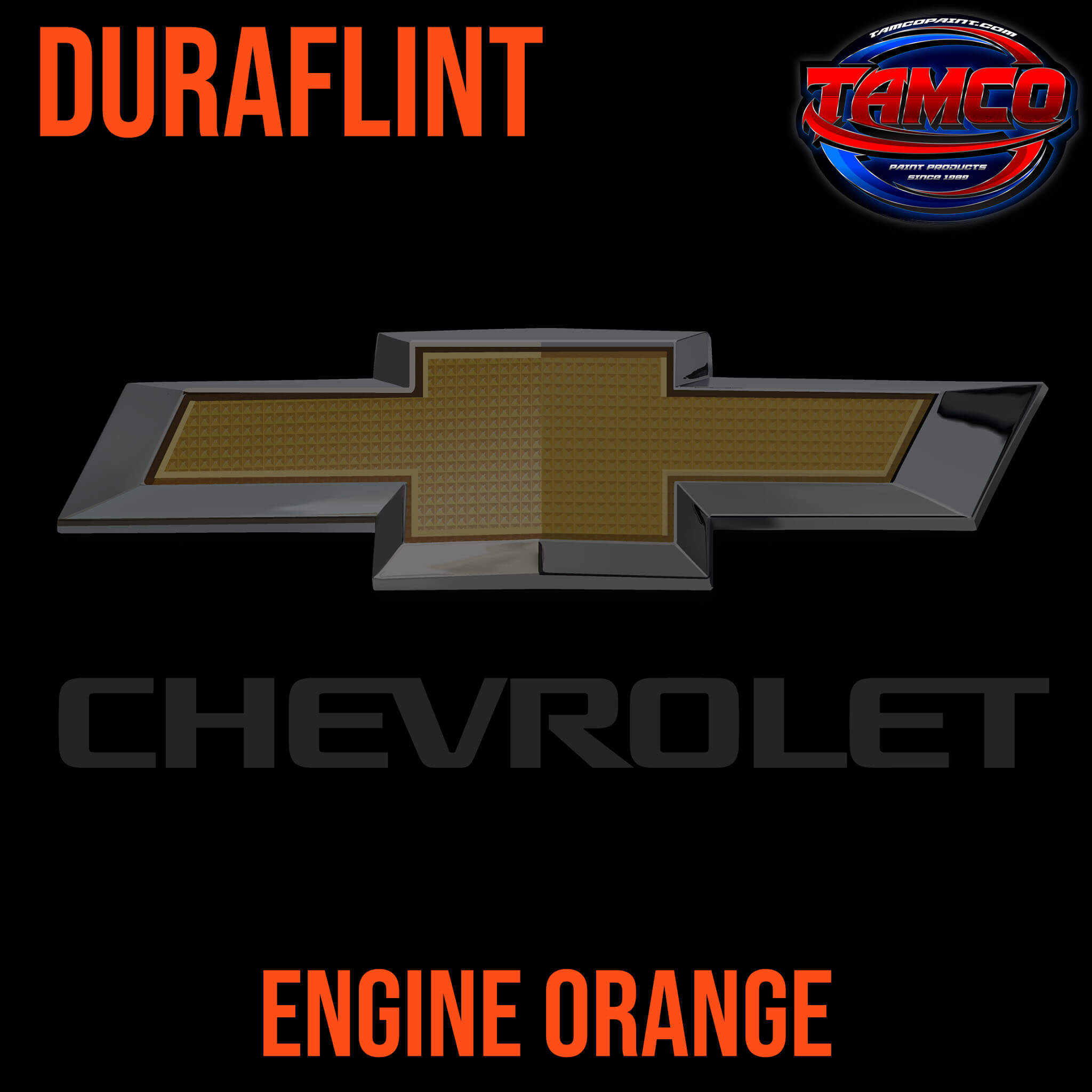 Chevrolet Engine Orange | 1958-1972 | OEM DuraFlint Series Single Stage