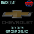 Tamco Paint Chevrolet Glen Green Code 903   OEM Basecoat