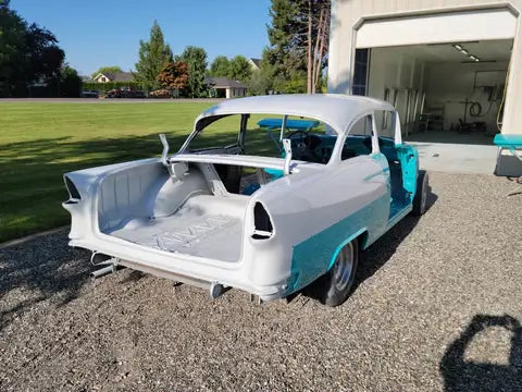 Tamco Paint Chevrolet Regal Turquoise Metallic in 1955 Chevrolet Bel Air