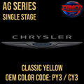 Chrysler Classic Yellow | PY3 / CY3 | 2006-2008 | OEM AG Series Single Stage
