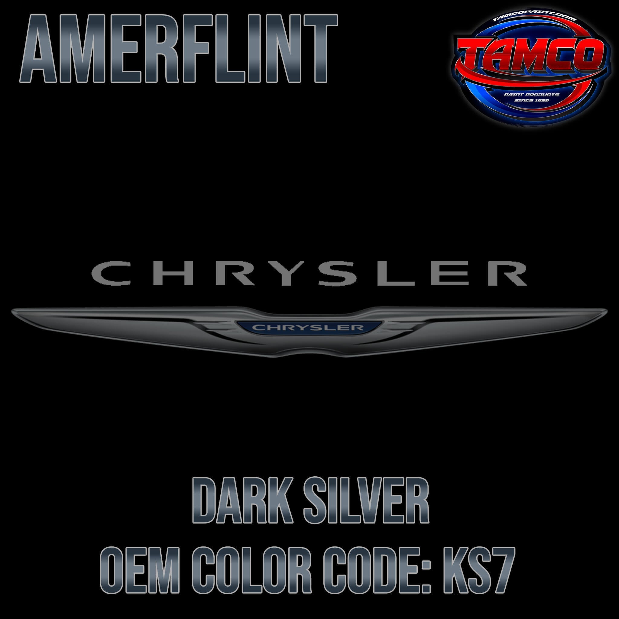 Chrysler Dark Silver OEM Amerflint II Series Single Stage