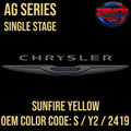 Chrysler Sunfire Yellow 