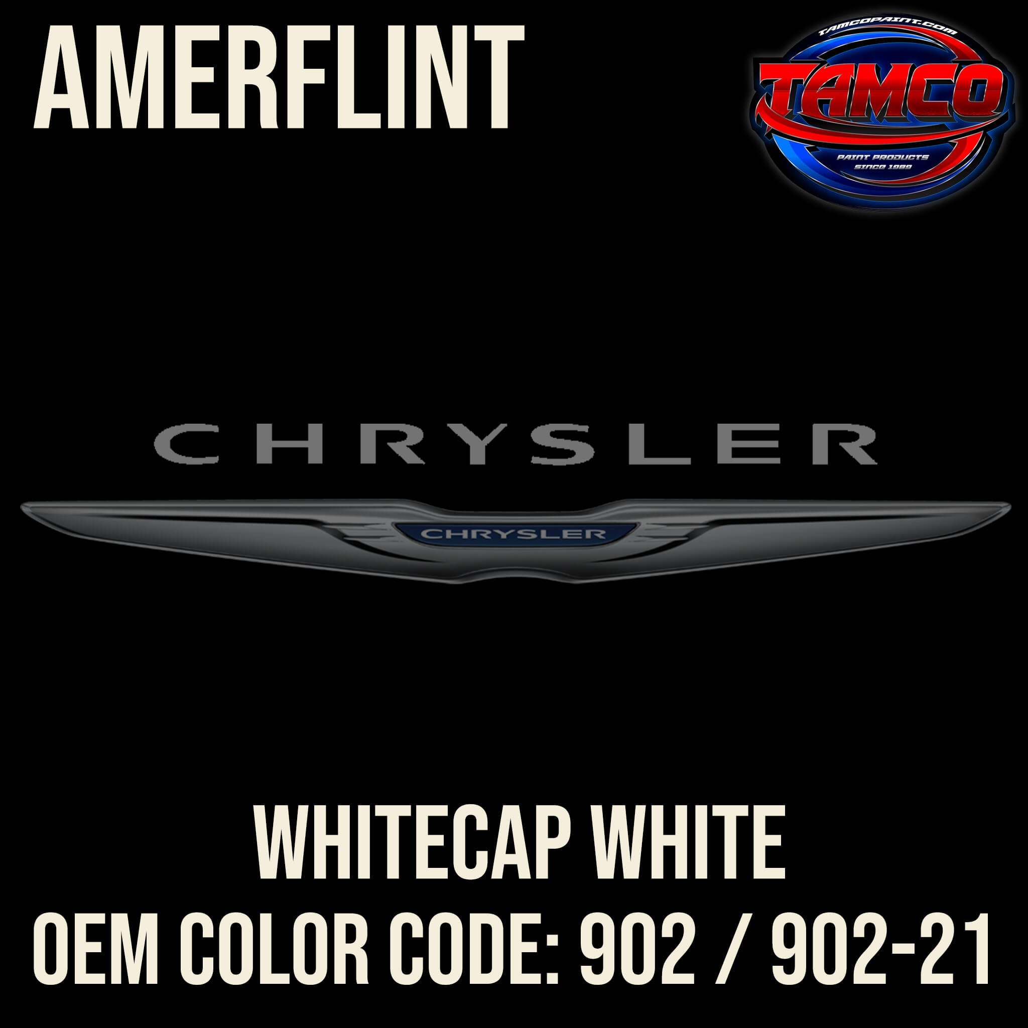 Chrysler Whitecap White OEM Amerflint II Series Single Stage