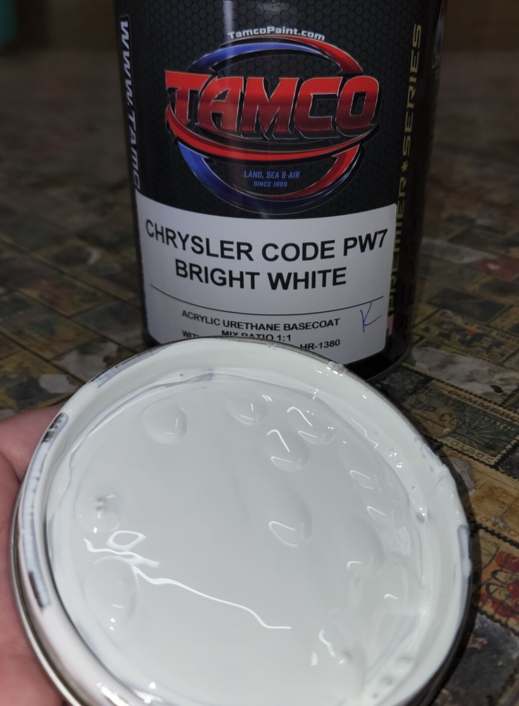 Chrysler Bright White | PW7 / GW7 / W12 | 1991-2022 | OEM AG Series Single Stage