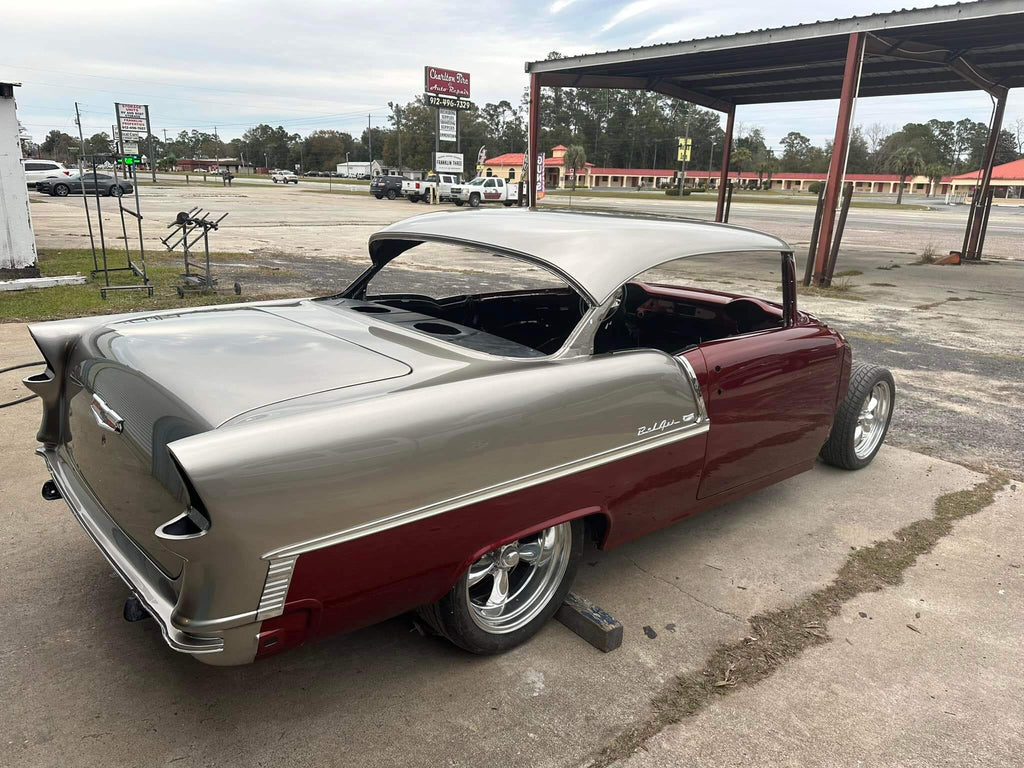 Tamco Paint Chrysler High Octane Red Pearl in 1955 Chevrolet Bel Air